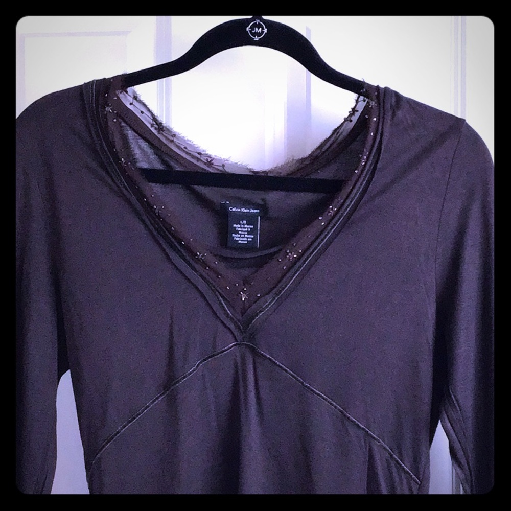 Calvin Klein 🍂 Super Soft Flowy Top 32” bust